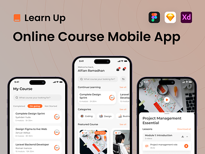 LearnUp - Online Course Mobile App