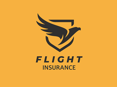 Flight Insurance Logo Design branding design graphic design illustration logo typography vector
