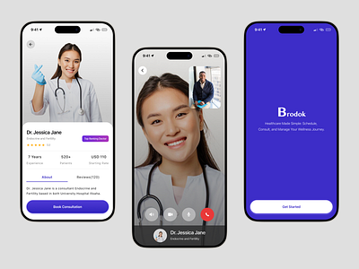 Healthcare Mobile App Design branding figma healthcare interaction logo mobile motion graphics prototyping ui ui ux user experience user interface ux wireframe