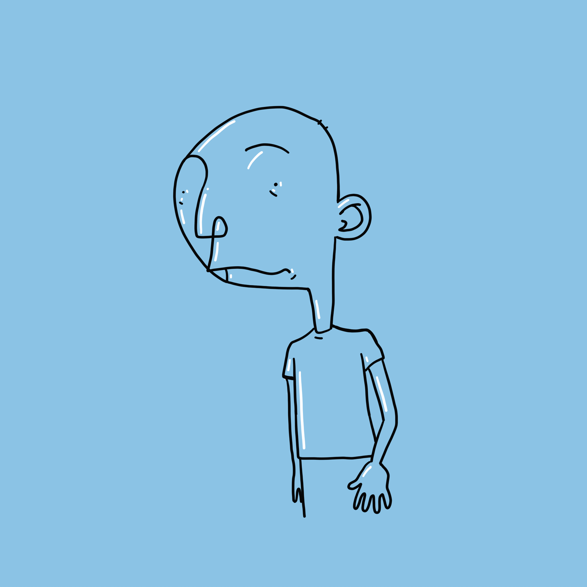 Sucker punching sucker illustration motion graphics