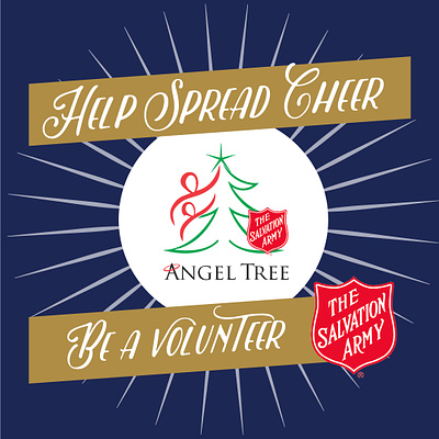 The Salvation Army of Augusta Holiday Campaign 2023 brand identity graphic design social media