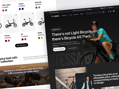 Cycle Marketplace Landing Page