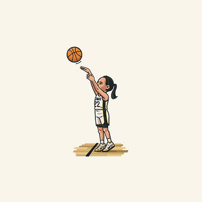 Caitlin Clark Breaks the NCAA Scoring Record athlete basketball caitlin clark drawing illustration iowa mario ncaa portrait spomo sports sports moment zucca