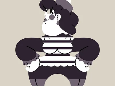 Clown clown illustration ilustración jhonny núñez