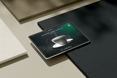 Coffee App app beverage coffee connected design interactive interface ios mobile nespresso product ui