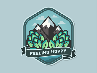 Feeling Hoppy Sticker product design