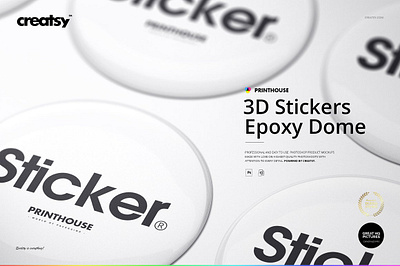 3D Epoxy Dome Stickers Mockup Set creatsy custom customizable design etsy mockups personalized print printable printed printing shop sublimated sublimation template up