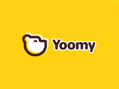 Minimalist Bear animal bear branding cartoon cute design food icon identity logo mark minimalist negative space restaurant symbol vector