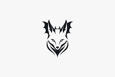 Fox Bat Logo branding charm design logo symbolism vector