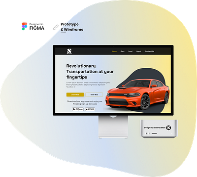 Land & Cars Selling/Rent Website branding figma graphic design logo ui uiux ux webdesign websitedesign