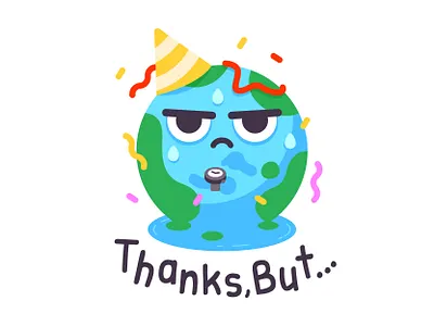 Happy Earth Day! cartoon character climate change digital earth earth day emoji emoticon flat funny global warming illustration mascot playoffs shirt design sticker mule t shirt t shirt design vector world