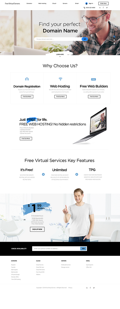 Domain Website Design branding design graphic design illustration logo minimal vector web website website design website designer website designs