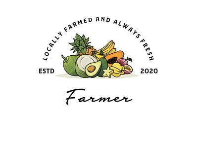 Farming logo Design Vintage animation branding design graphic design illustration minimal vintage