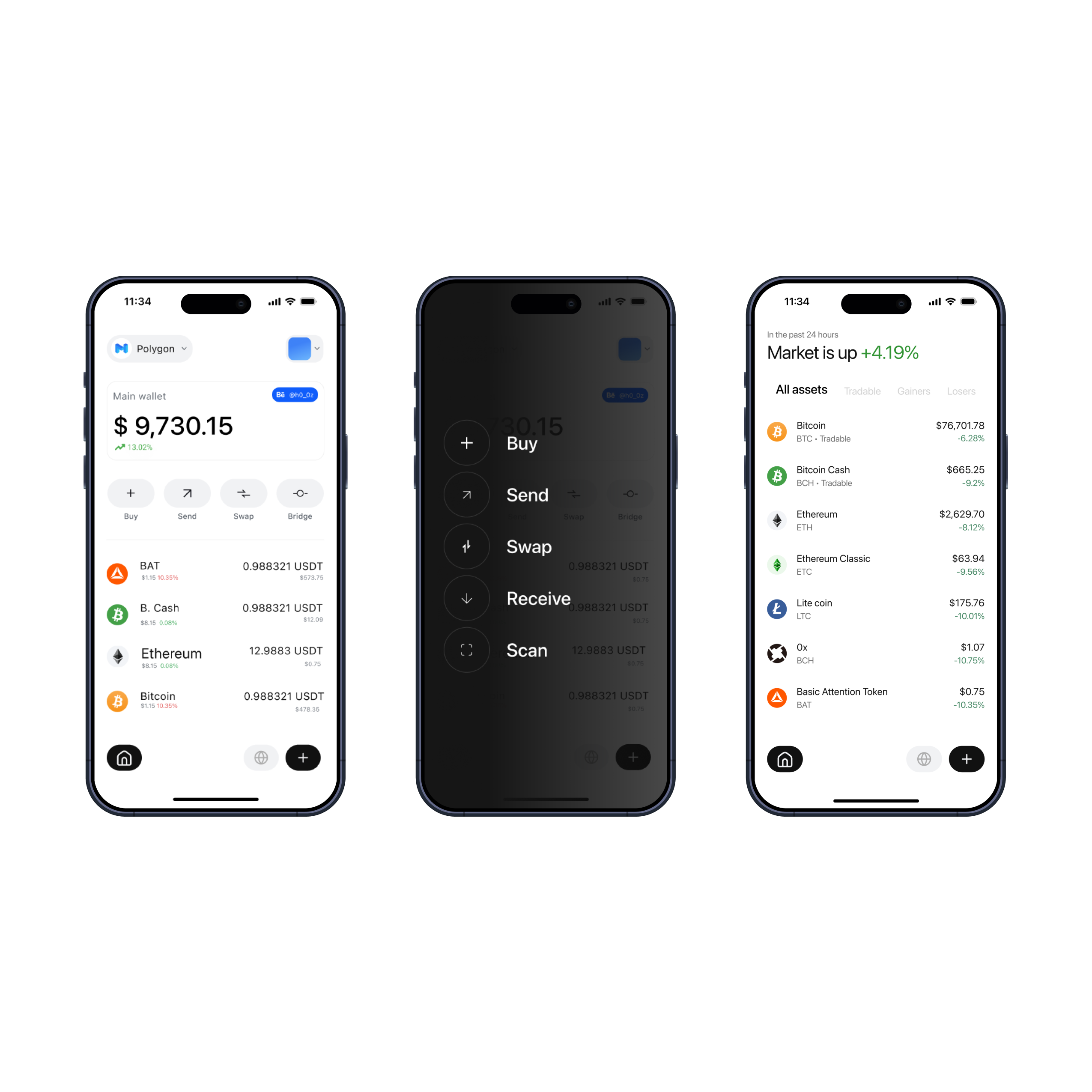 Coin - Financial Wallet Mobile App app branding design motion graphics typography ui ux