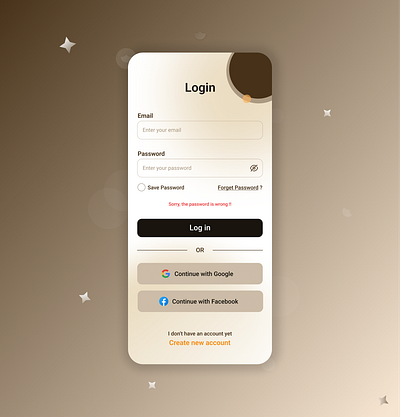 Fantasy app login app app design design figma login mobile app ui uiux ux