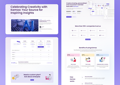Website for AI writing tool | AI-driven content creation design ai concept creativetools design home page inspiration ui ux website