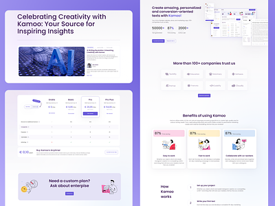 Website for AI writing tool | AI-driven content creation design ai concept creativetools design home page inspiration ui ux website