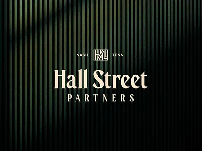 Hall Street Partners branding design graphic design logo real estate social media typography visual identity