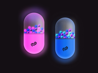 Pink or Blue pill ? chilli matrix mobile app pill ui