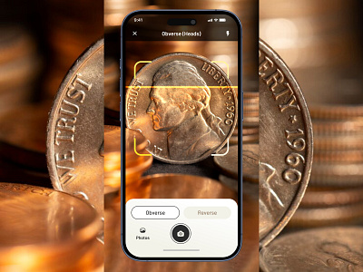 Coin Identifier app design ui