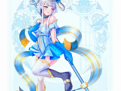 Genshin Impact Girl animation anime animegirl digitalart genshinimpact girl illustration procreate