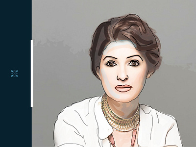 Portrait Practice_Twinkle Khanna_02 ill illustration