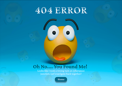 Daily UI#008 404 Error Page 404 page 404 error page ui challenge