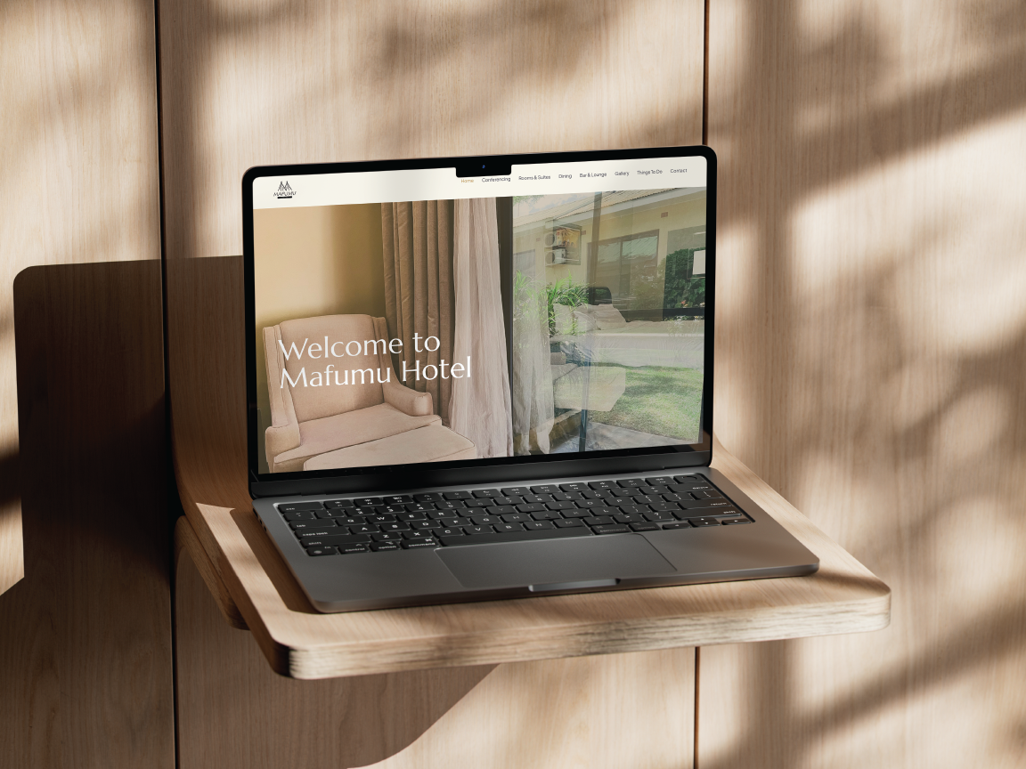 Example of Mafumu Hotels Website