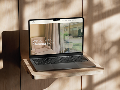 Mafumu Hotels Website branding clean design graphic design hotel web hotel website hotels minimal ui ux web design web development website