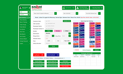 Baloch Transport Services - Smart Ticketing Solution ticket booking ticket booking app design ticket booking website ticketing ui ui design ux web design web development website design website full stack