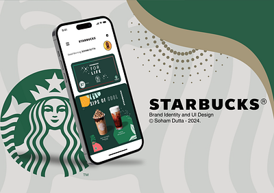 Starbucks - UI Exploration and Brand Identity. branding graphic design illustration ui