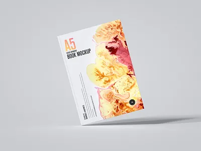 Free A5 Book Mockup book