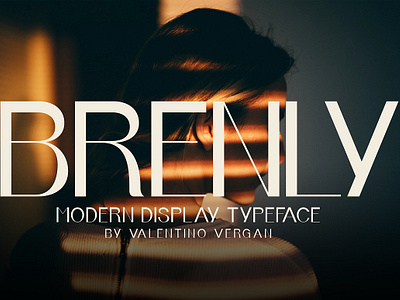 Brenly - Variable Font classic clean display font elegant logo font glamour font italian logo logo fonts magazine modern sans sans serif font website font