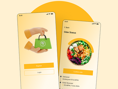Food delivery mobile app Ui design app app design design figma landing page design mobile app ui ui ui ux ux web design