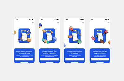 Crypto Onboarding Screen crypto mobile onboarding productdesign u uidesign uxdesign
