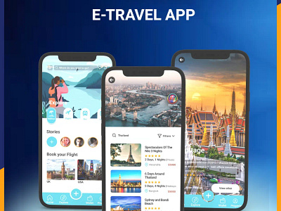 E-TRAVEL APP UI makemytrip travel app ui