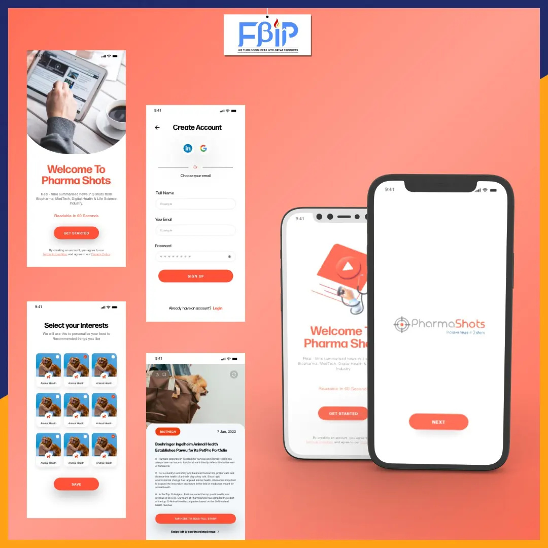 Example of Mobile App UI Design And Development
