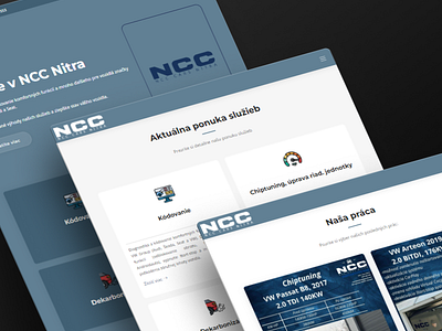 New web design for automotive service | NCC Nitra 🤝 enoughX automotive brand code css design enoughx html it portfolio project service ui ux web