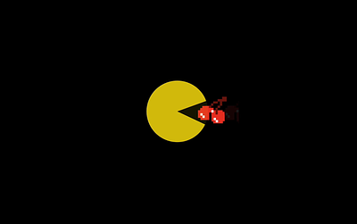 Cherry Chomp🍒 Nostalgia in Motion 3d animation logo motion graphics ui