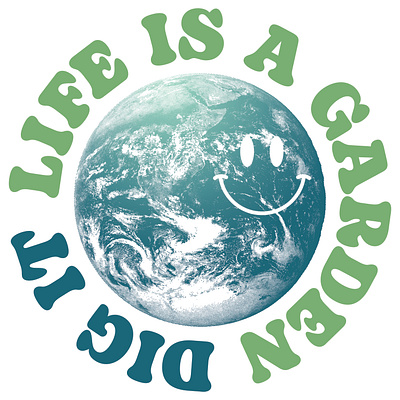 Earth Day 2024 earth graphic design stickermule