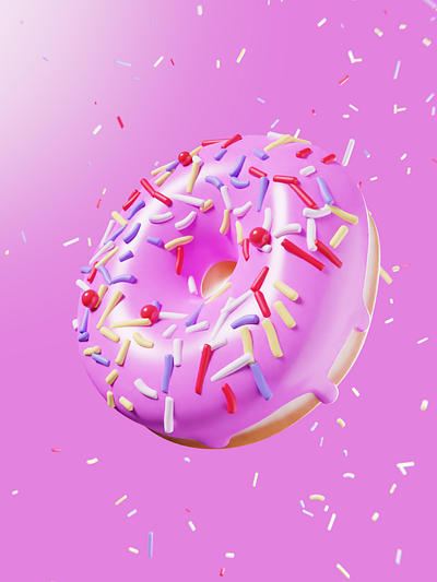 3D Donut 3d 3dart blender donut new