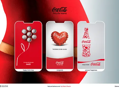 Coke CREATOR coke creator graphic design red webdesign