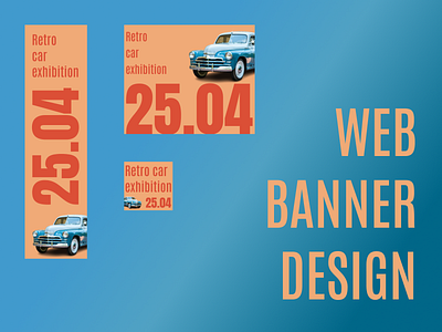 Web banners for car exhibition banner banners branding webbanner webbanners