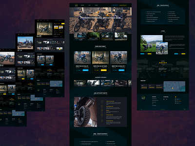Pujcmoto Web automotive custom web design desktop ecommerce graphic design moto moto design motocycle website motocycles pattern product web design rental website services website ui web design web development web ui design web ui design mockup website design