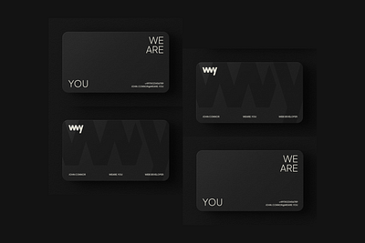 business card black branding business card clean design logo typotgraphy