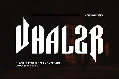 Vhalzr Stylish Vintage Typeface animation branding font fonts graphic design logo nostalgic