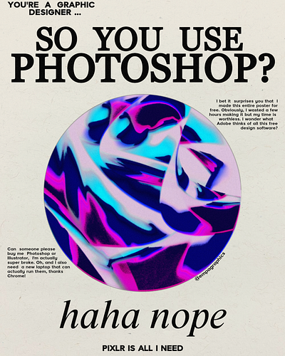 'Photoshop' Digital Poster art design graphic design poster poster design