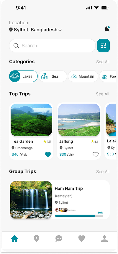Travel and Tour App app ui design app ux design tour and travel app travel app design uiux