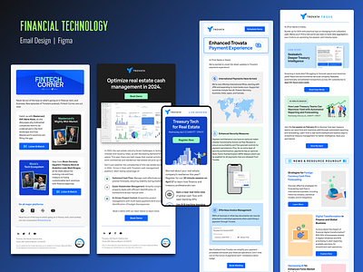 Financial Tech Email Designs branding design email emaildesign financialtech