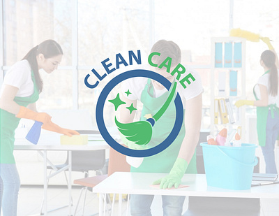 Concept: Clean Care - Logo Design brand identity branding cleaning logo cleaning service creative logo graphic design graphics designer logo logo designer modern logo